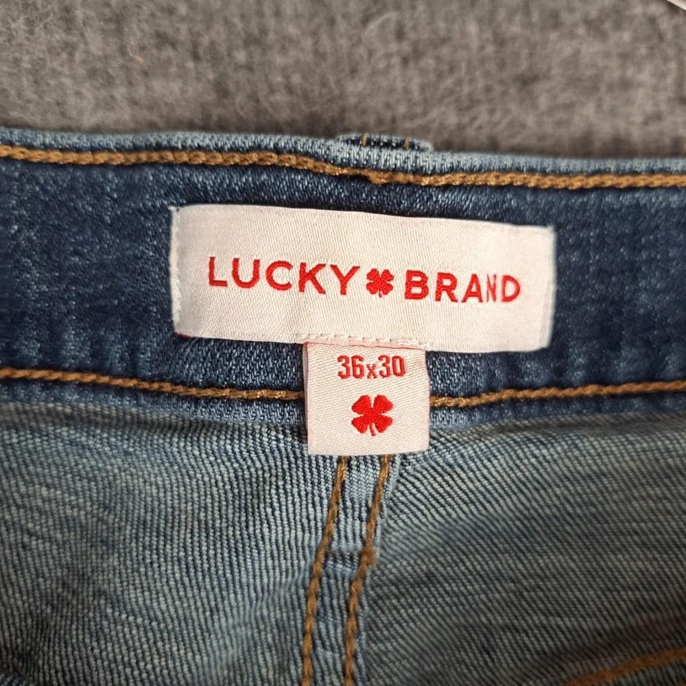 Lot Of 2 Lucky Brand Jeans Mens 36x30 Blue Denim 221 and 121